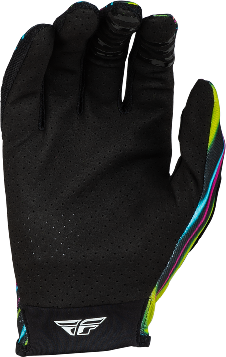 Lite Warped Gloves Black/Pink/Electric Blue Xs - Cycle City Outdoors
