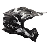 LS2 Subverter EVO Motocross Helmet | Vector | Gloss Black/Gray/White | XS–3XL | 700-1231