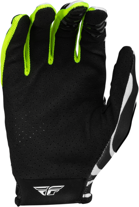 Lite Uncaged Gloves Black/White/Neon Green Lg - Cycle City Outdoors