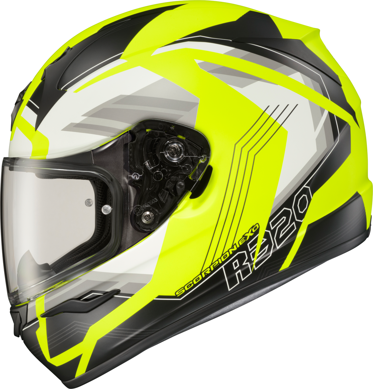 Scorpion - Exo R320 Full Face Helmet Hudson Hi Vis Sm