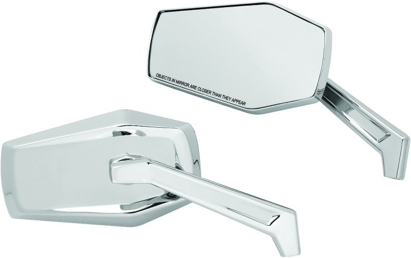 Kuryakyn Hex Mirrors Chrome - Cycle City Outdoors