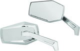 Kuryakyn Hex Mirrors Chrome - Cycle City Outdoors