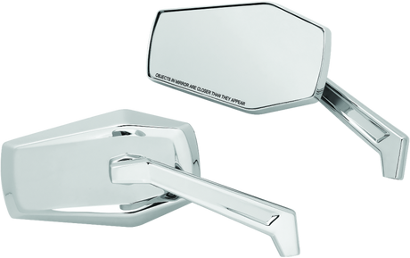 Kuryakyn Hex Mirrors Chrome - Cycle City Outdoors