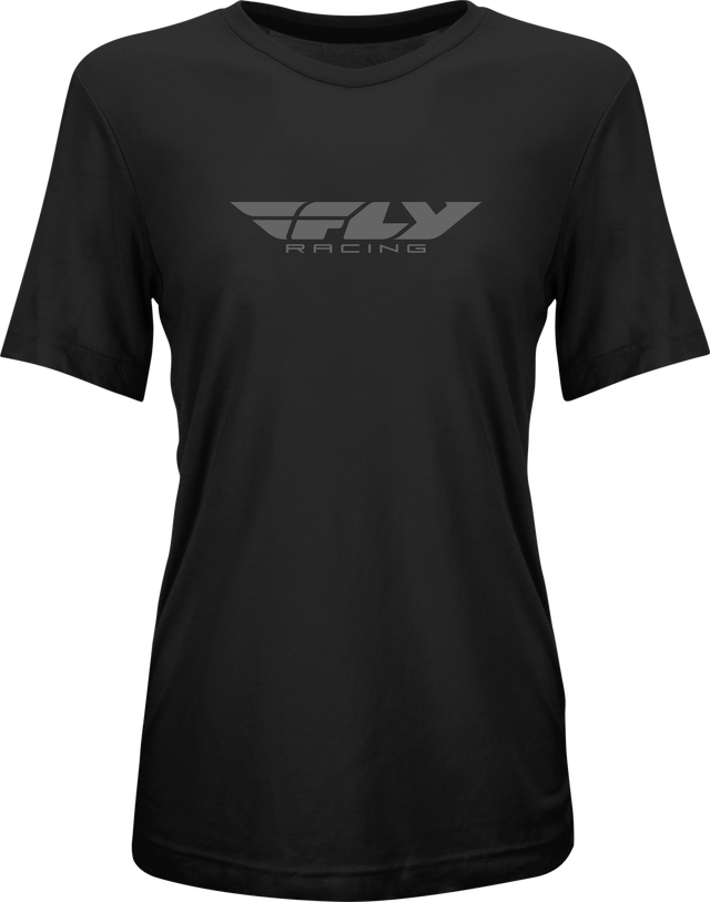 Women's Fly Origin Corp Tee Black/Grey Md - Cycle City Outdoors