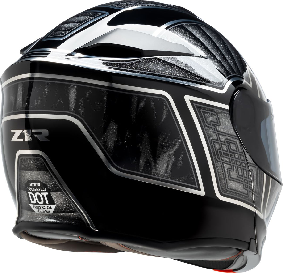 Z1R Solaris 2.0 Modular Helmet | Nomadic | Black/Silver | XS–4XL