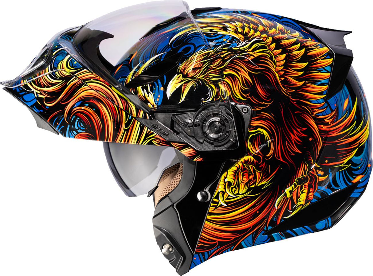 ICON Threshold™ Modular Helmet - Burn Birdie Burn