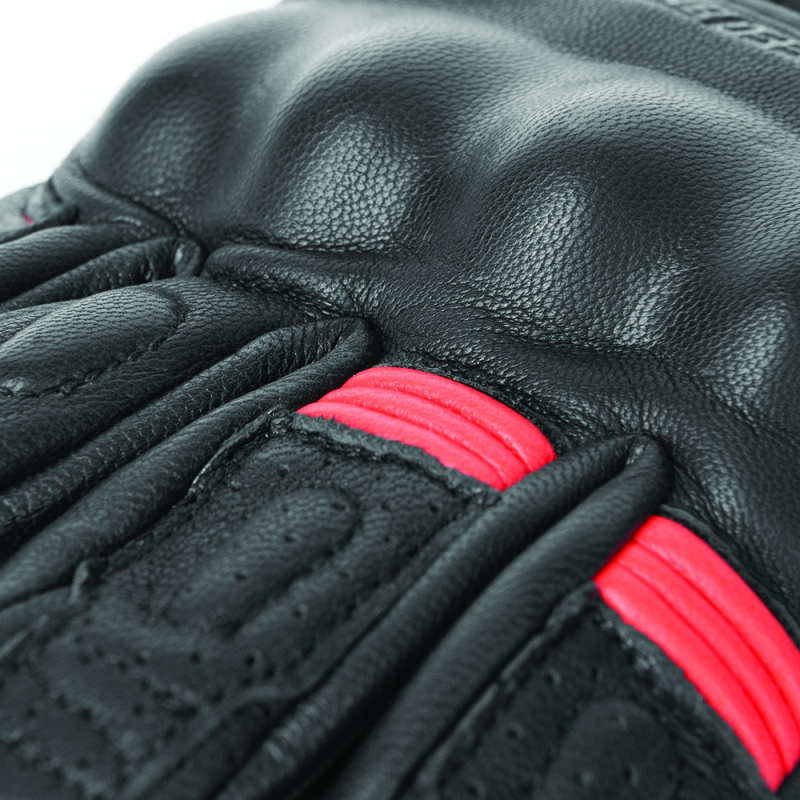 Speed and Strength Twist of Fate Leather Gloves Black/Red - Small - Cycle City Outdoors