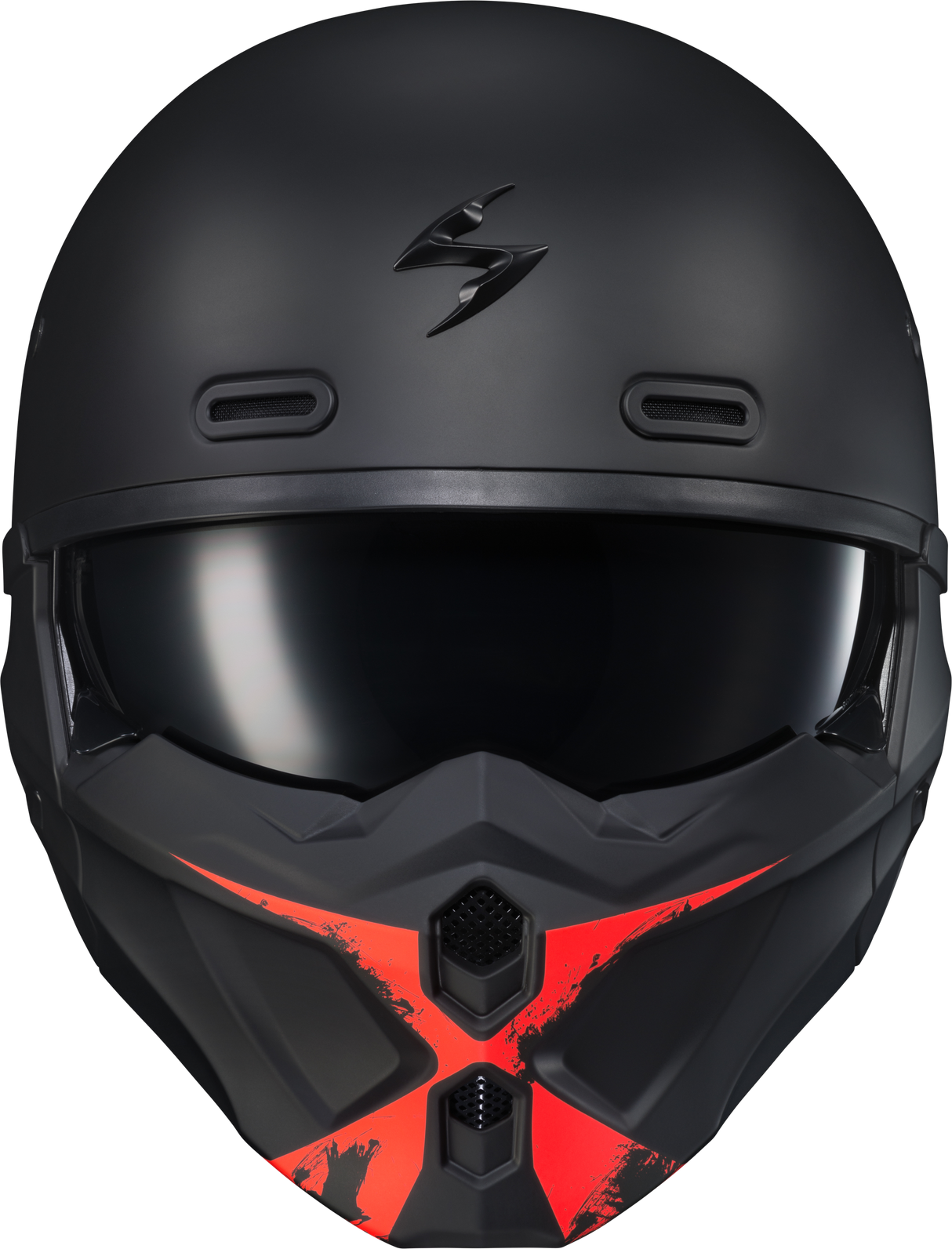 Scorpion - Covert X Face Mask Ray Matte Red