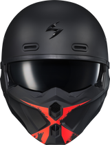 Scorpion - Covert X Face Mask Ray Matte Red