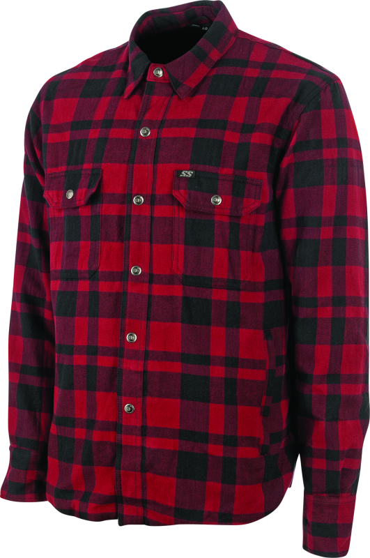 Speed and Strength Black 9 2.0 Moto Shirt Red - Large - Cycle City Outdoors