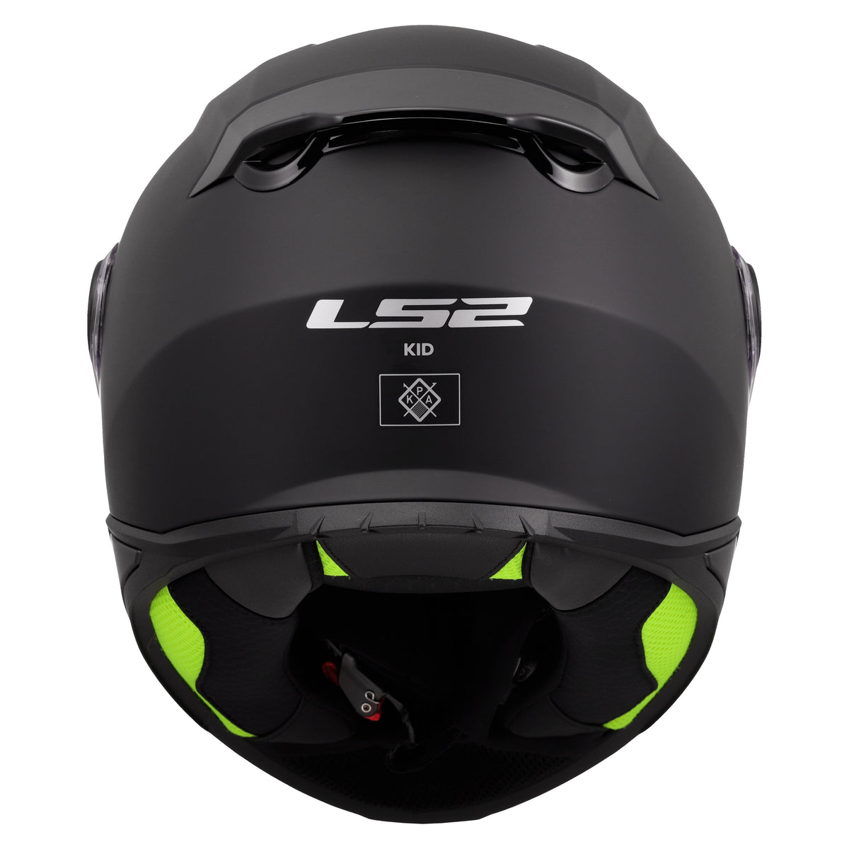 LS2 FF Kid Full Face Youth Helmet | Solid | Gloss White & Matte Black | YM–YL | 812-4023