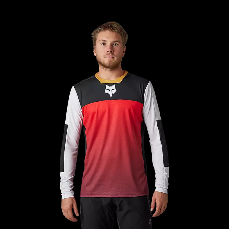 Fox Racing - Defend Ls Jersey Aurora - Blk/Wht - M