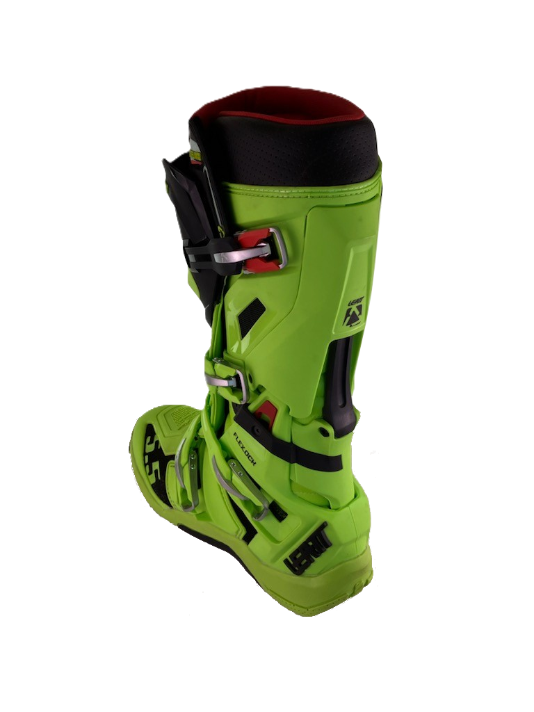 Leatt - Boot Moto 5.5 FlexLock - Lime - 10 Open Box Sample