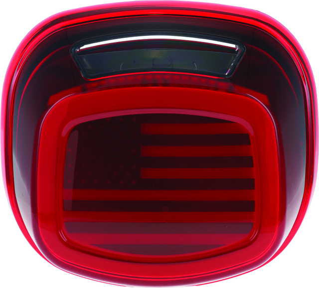 Kuryakyn Freedom Taillight Red Lens With License Light - Cycle City Outdoors