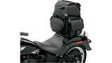 Saddlemen BR3400EX Motorcycle Sissy Bar Bag | 3,400 cu in, Adjustable Backrest & Rain Cover