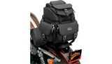 Saddlemen BR1800EX Motorcycle Sissy Bar Bag | Adjustable Backrest, Rain Cover & Two Mounting Systems