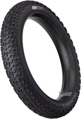 45NRTH Dillinger 5 Studded Fat Bike Tire - 26x4.6 Black | 258 Concave Carbide Aluminum Studs | 120 TPI Tubeless
