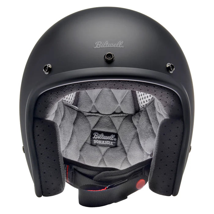 Biltwell - Bonanza Helmet - Flat Black - Large (open box)