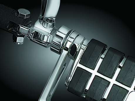 Kuryakyn 1-1/4in Stirrup Heel Rest Extenders Chrome - Cycle City Outdoors