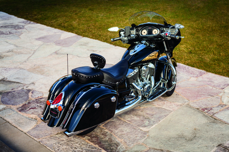 Kuryakyn L.E.D. Curved License Plate Frame Indian Chrome - Cycle City Outdoors
