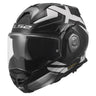LS2 Advant X Carbon Modular Helmet | Halo | Gloss Black/White | XS–3XL | 901-2121