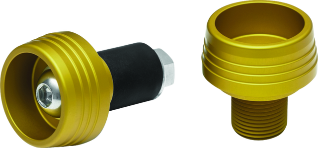 Kuryakyn Lodestar Front Axle Slider Gold - Cycle City Outdoors