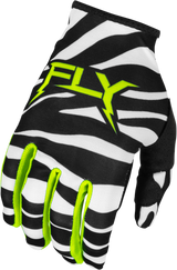 Lite Uncaged Gloves Black/White/Neon Green 2x - Cycle City Outdoors