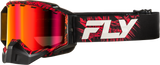 Zone Snow Goggle Red/Blk W/Red Mirror/Amber Lens