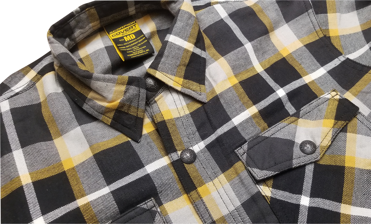 Scorpion - Covert Flannel White/Yellow Sm