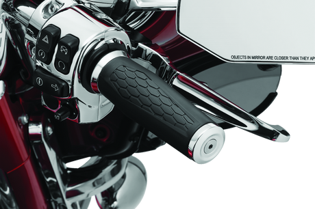 Kuryakyn Hex Grips Thottle-By-Wire Chrome - Cycle City Outdoors