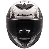 LS2 Rapid III Full Face Street Helmet | Dreamcatcher | Chameleon White | XS–3XL | 820-1231