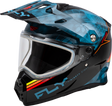 Trekker Cw Conceal Helmet Dual Shld Slate/Black/Red Sm - Cycle City Outdoors
