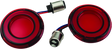 Kuryakyn Tracer L.E.D. Rear Turn Signal Insert Red Light Red Lens 1157 - Cycle City Outdoors