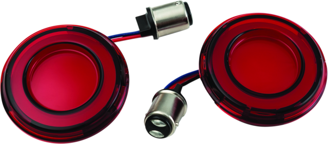 Kuryakyn Tracer L.E.D. Rear Turn Signal Insert Red Light Red Lens 1157 - Cycle City Outdoors
