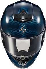 Scorpion - Exo R1 Air Full Face Helmet Carbon Blue Lg