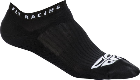 Fly No Show Socks Black Lg/Xl - Cycle City Outdoors