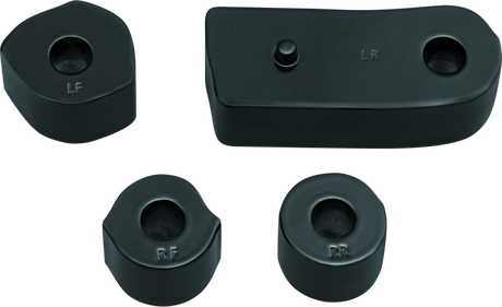Kuryakyn Driver Floorboard Spacers 18-Up Softail Models Gloss Black - Cycle City Outdoors