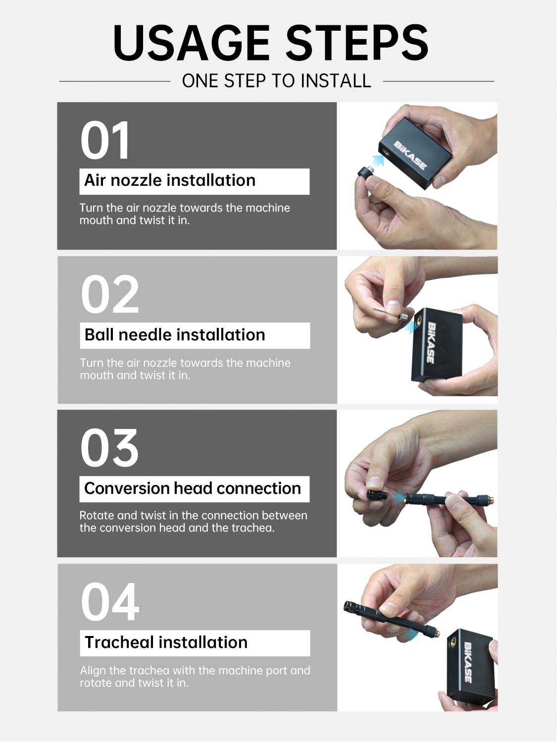BiKase - Nano 2.0 E Pump - Portable Electric Inflator