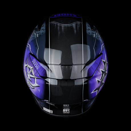Shoei RF-1400 Black Tri-Stars Zaku II TC-12 Full-Face Motorcycle Helmet - photo 4
