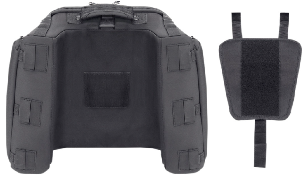 Saddlemen TS1620R Tactical Motorcycle Tail Bag | MOLLE Attachments, Tech Organizer & Rain Cover