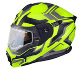 Scorpion - Exo At950 Cold Weather Helmet Ellwood Hi Vis Sm (Electric)