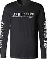 Fly Barbed Wire L/S Black Xl