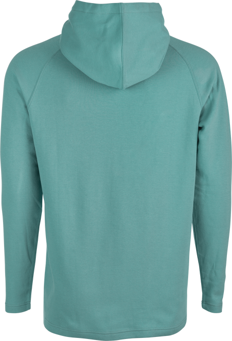 Fly Weekender Pullover Hoodie Sea Green/Grey Md - Cycle City Outdoors