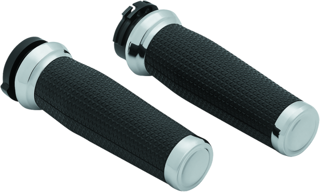 Kuryakyn Thresher Grips Dual Cable Chrome - Cycle City Outdoors