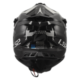 LS2 - Subverter Evo Motocross Helmet - Vector Gloss Black Gray White - L