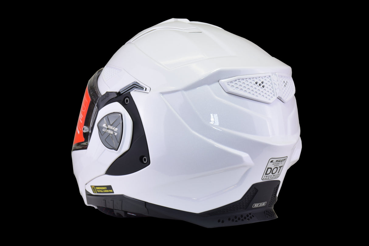 LS2 - Advant X Modular Helmet - Gloss White