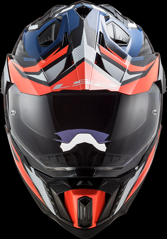 LS2 - Explorer C Focus Adventure Motorcycle Helmet W/ SunShield