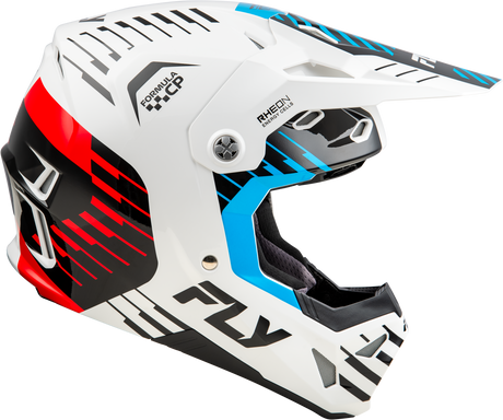 Formula Cp Slice Helmet White/Red/Cyan Xl - Cycle City Outdoors