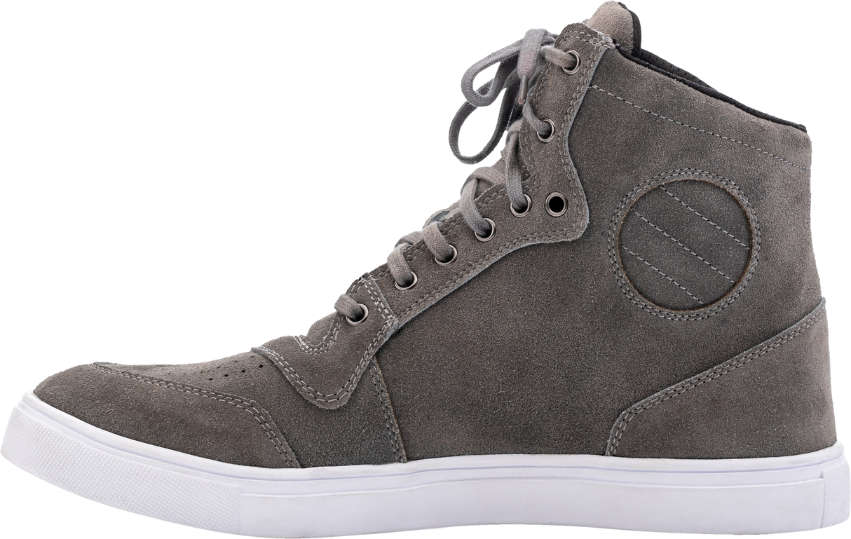 Hitop Moto Sneaker Ce Boot Grey Suede  Sz 13