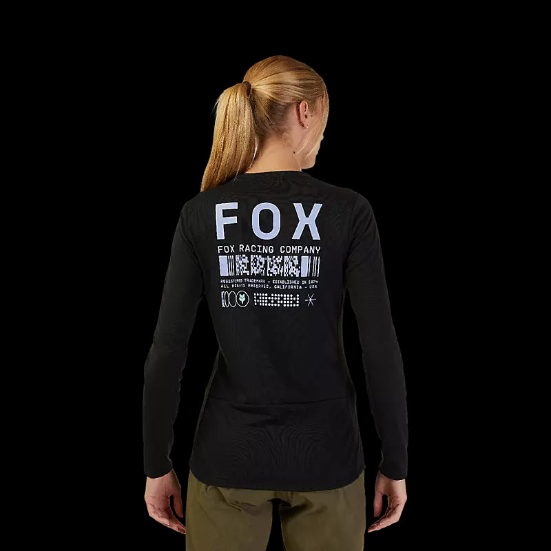 Fox Racing - Womens Ranger Race Long Sleeve Jersey - Black - S